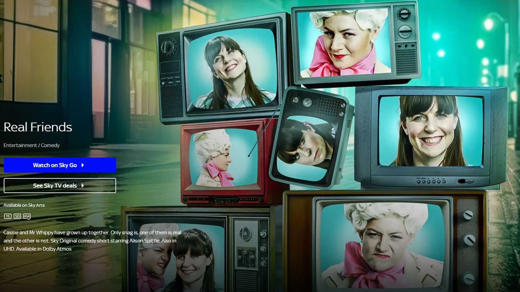 Animation for Real Friends for SKY Arts